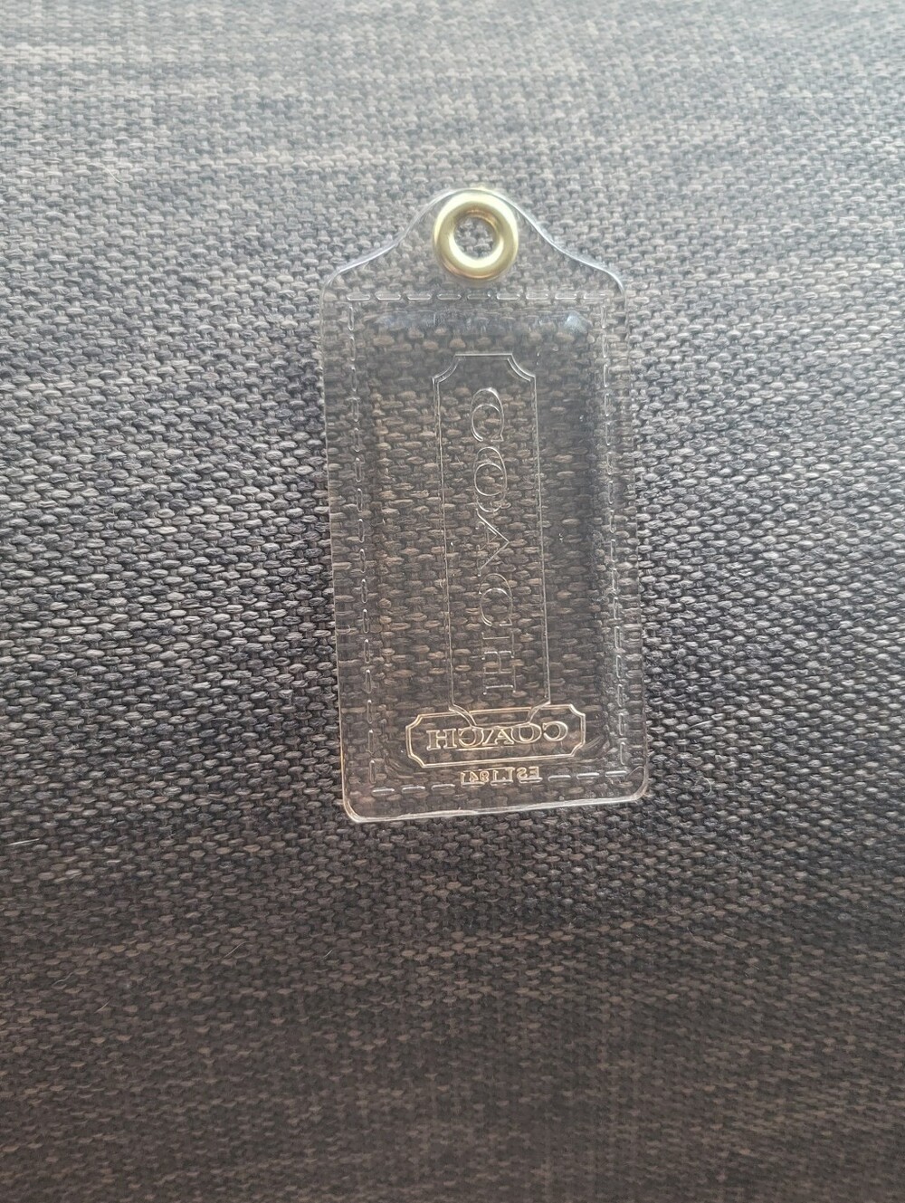 Coach Poppy Clear Large Hang Tag - Picture 7 of 7